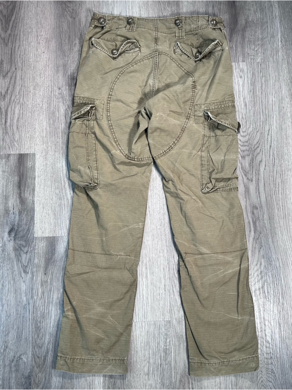 Polo Ralph Lauren Cargo Pants Mens Straight Fit Combat OG-107 GS Military 32x30 - Picture 2 of 11